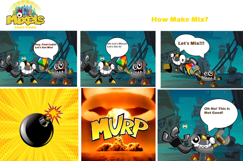 Mixels Short: Comic How Make Mix? by ammarmuqri on DeviantArt