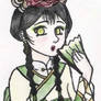 Toph... in her party attire