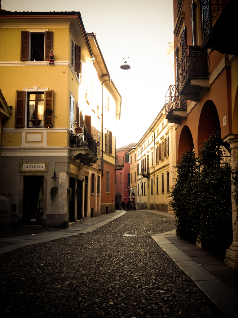 Street in Cremona - Italy