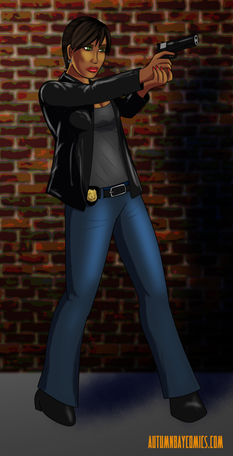 30DoC 2017 #04 - Det. Lt. Saronna Jones by Nesariel