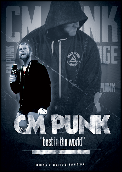 WWE - CM PUNK poster