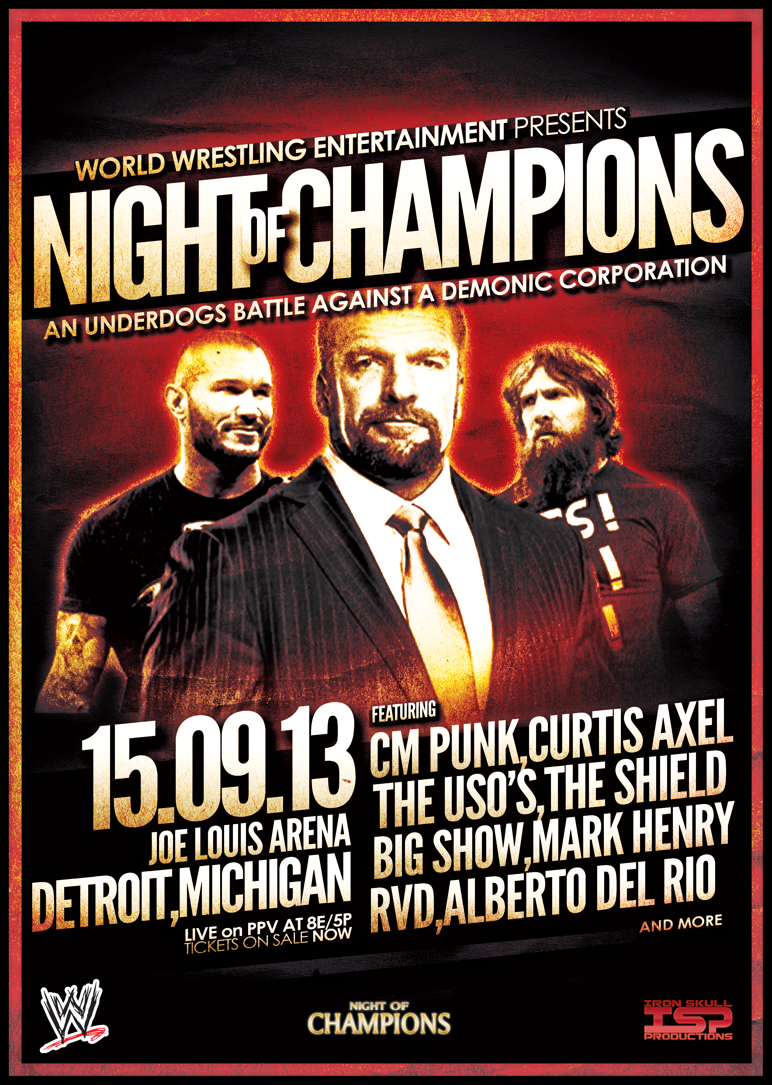 WWE NIGHT of CHAMPIONS (un-official poster)