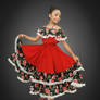 Baile Tipico Mexico Stock