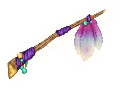 Mythical Feather Wand
