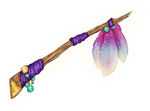 Mythical Feather Wand by Matriarchs-Haunt