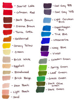 Original Prismacolor Palette