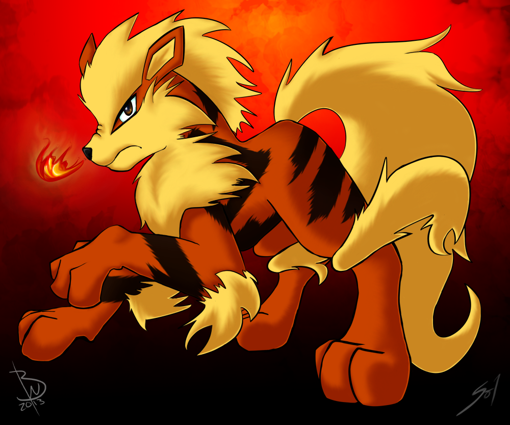 Arcanine Art Trade