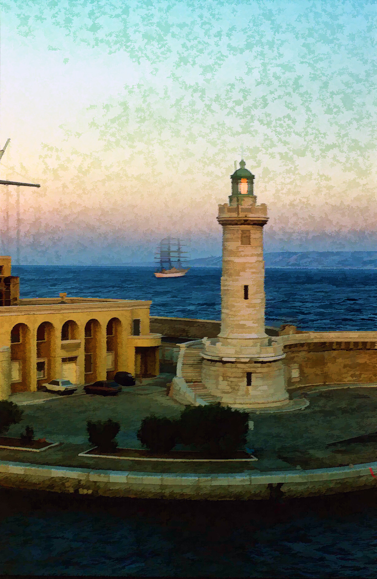 Lighthouse at the Coast of Corsica