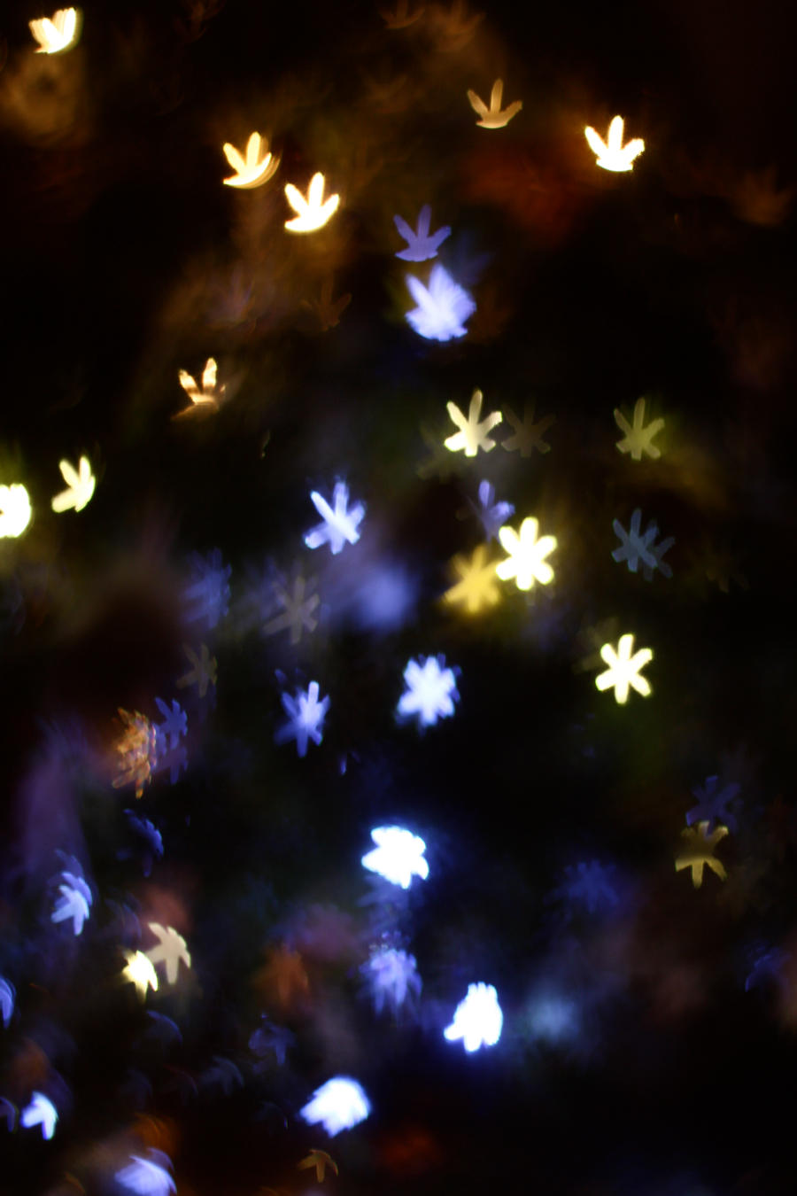 Snowflake Bokeh I Stock