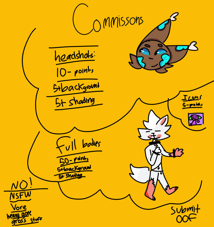 COMMISSIONS ARE NOW OPEN!!!!