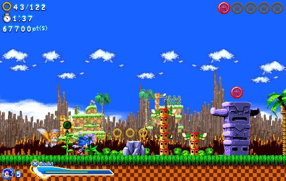 Sonic 1 Green Hill Textures (16-Bit) [Sonic Generations 3DS] [Mods]