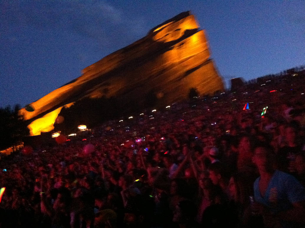 Red Rocks Riot Red Rocks Crowd by ArikR on DeviantArt