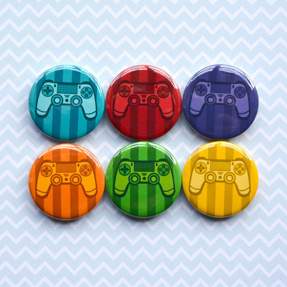PS4 - Pinback Badge, Magnet or Sticker by AcrylicAvenger on DeviantArt