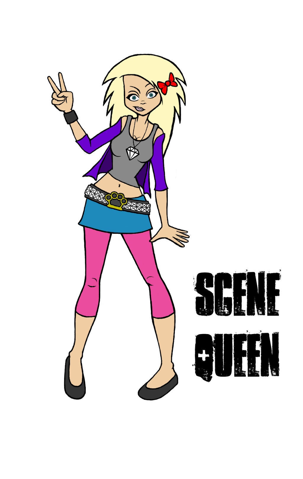 Scene Queen version 1 by Its-a-Carly on DeviantArt