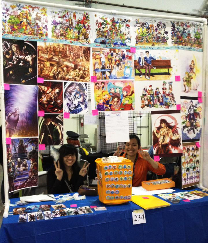 Fanime Con 2013 Table