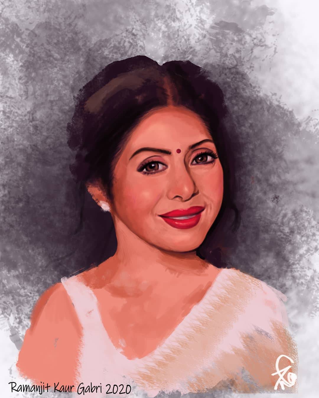 Sridevi (Bollywood Actress) RIP by ramanpaints on DeviantArt Sridevi (Bollywood Actress) RIP by ramanpaints on DeviantArt