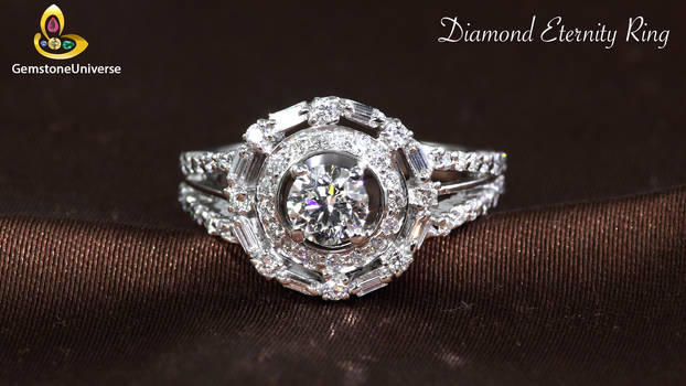 Gemstoneuniverse Diamond Eternity Ring