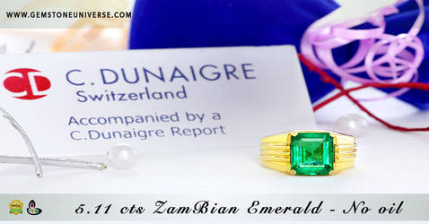 Beautiful Rare Zambian Emerald Jyotish Gemstone Ri
