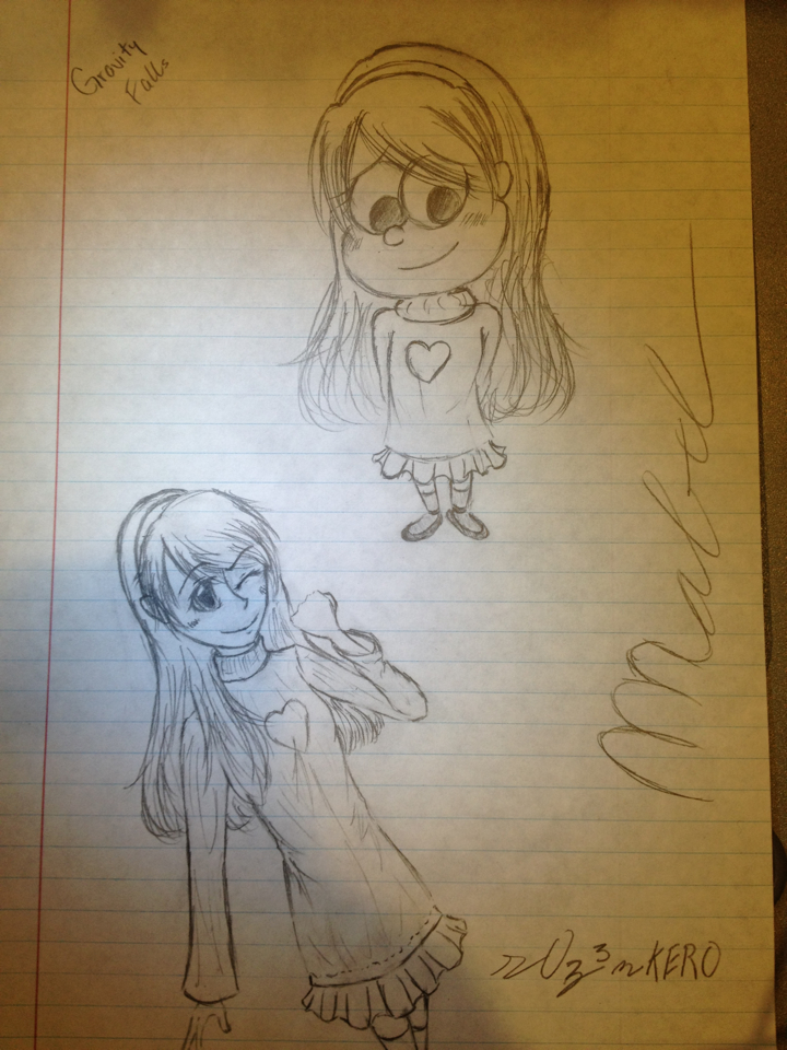 Mabel from Gravity Falls (drawn all from memory)