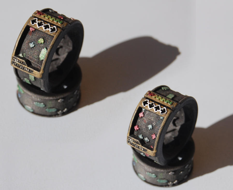 DDR Inspired Ring by ammnra on DeviantArt