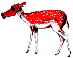 STENCIL - Female Deer