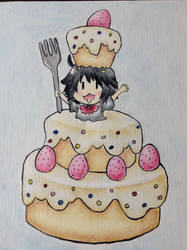anime birthday cake