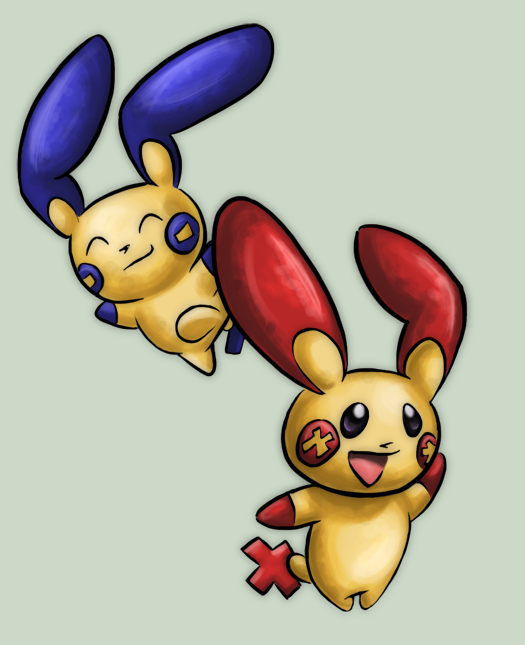 Plusle and Minun 2