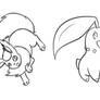 Pokemon Lineart 2