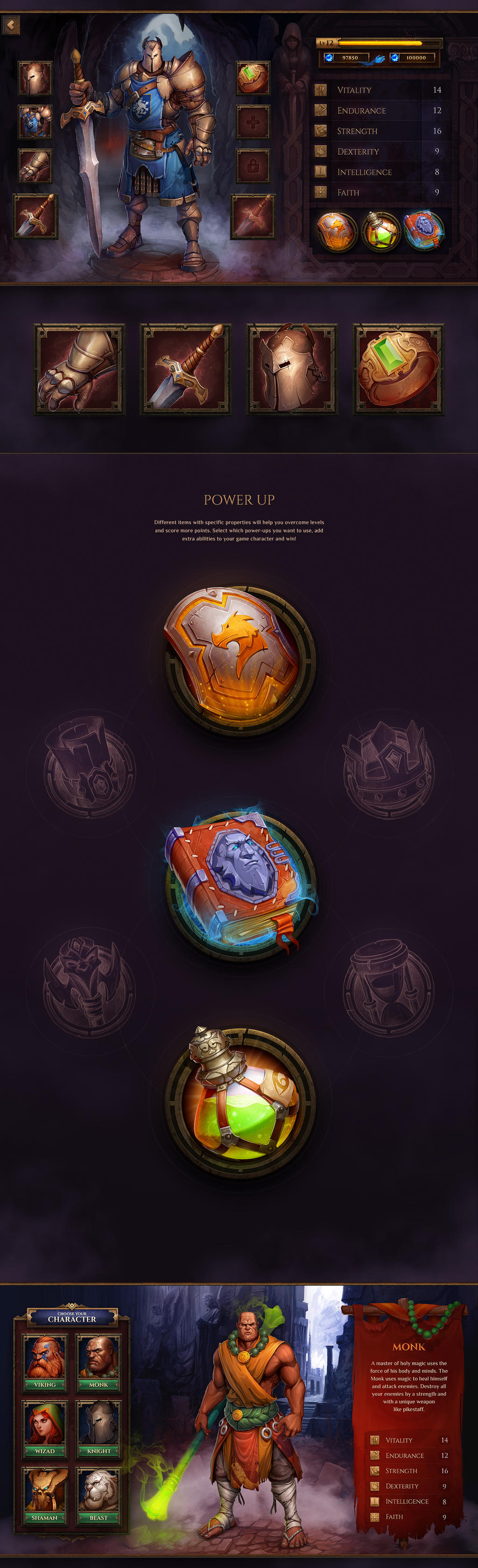 Deviantart Ui Game UI by NestStrix on DeviantArt