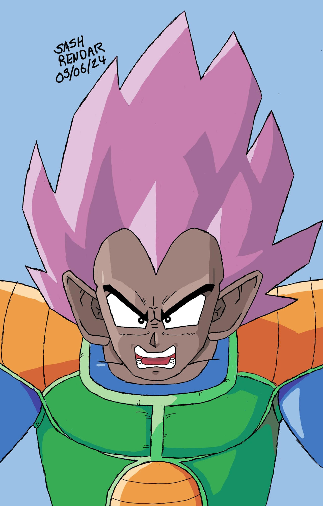 Unique Vegeta Colorful Vegeta. by SashRendar on DeviantArt