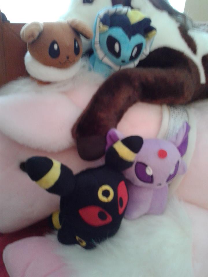 Pokemon Plushies That I've Gotten Today