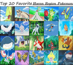 Top 20 Favorite Hoenn Pokemon