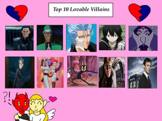 My Top 10 Loveable Villians