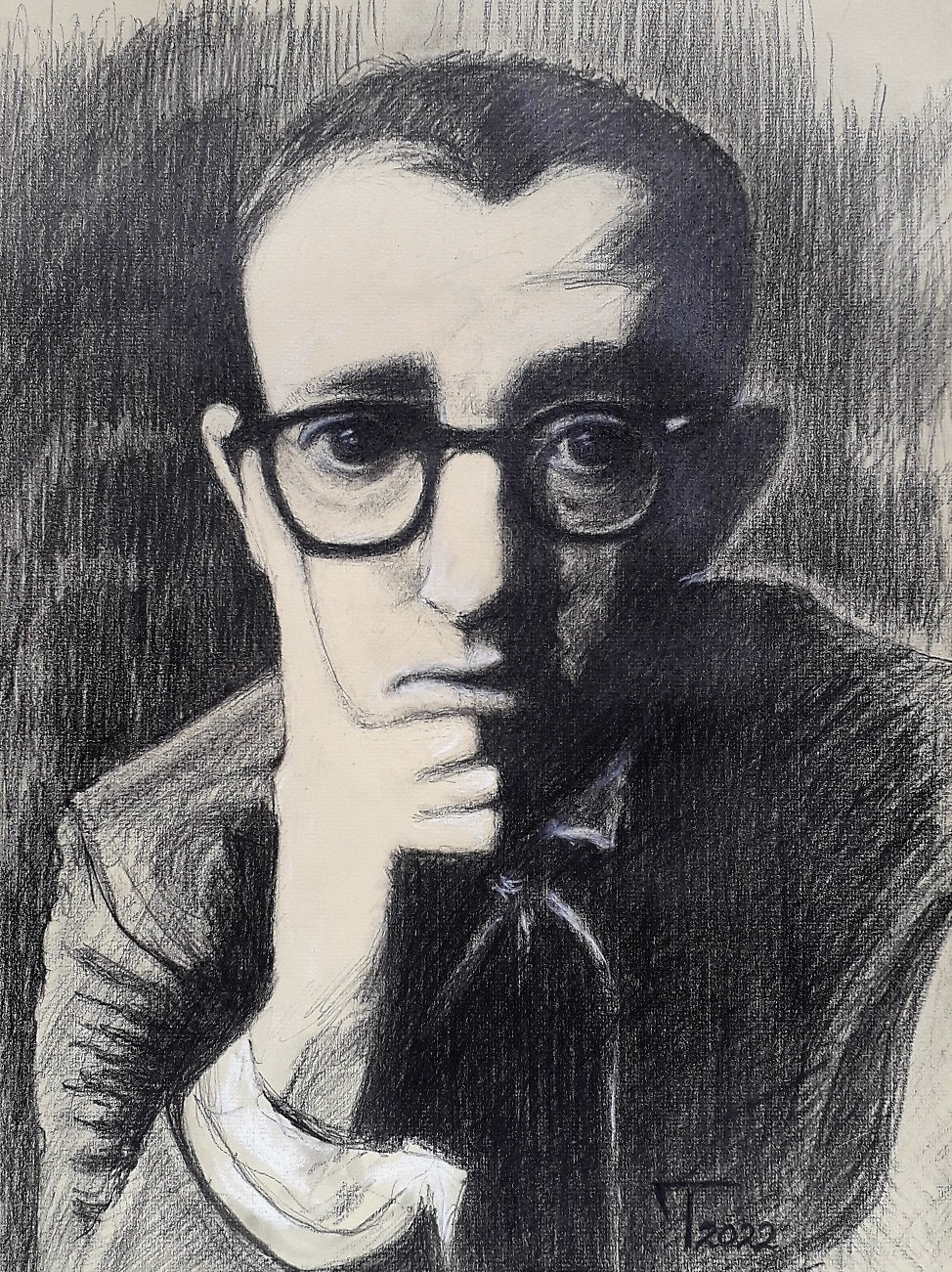 Rod Allen Drawings Woody Allen by Titania-Cine-Art on DeviantArt
