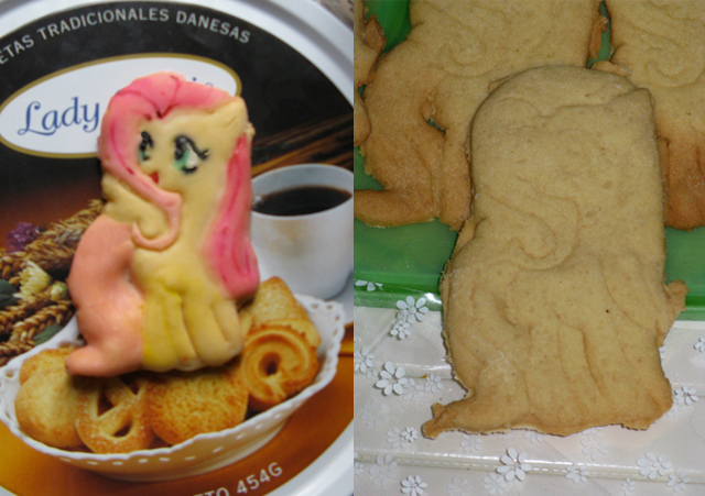 Fluttershy cookies