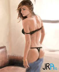 miranda kerr pratice painting