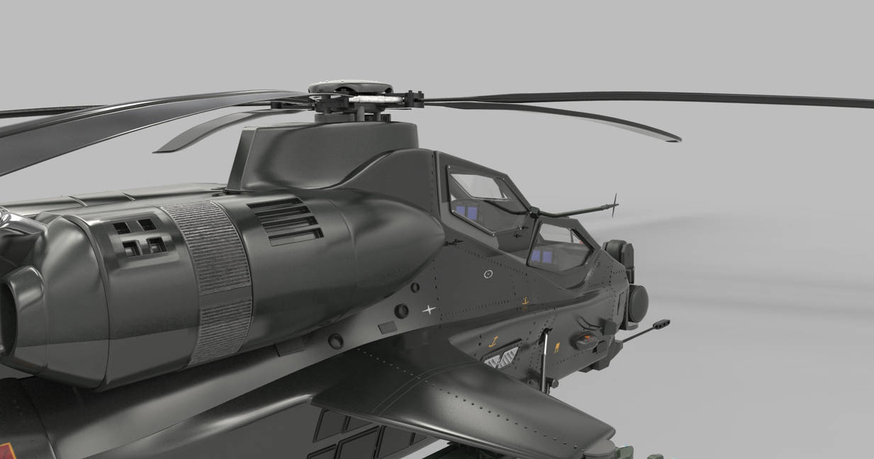 Z-10 Keyshot CockpitView.86 by AndrewCZ