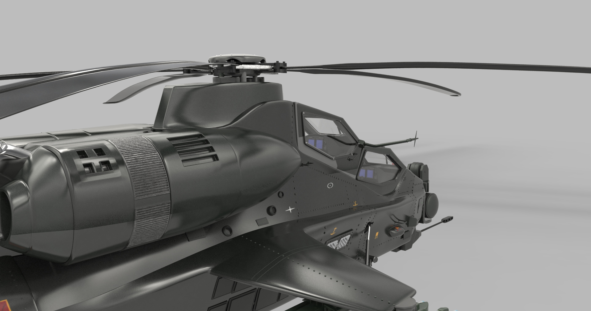 Z-10 Keyshot CockpitView.86 by AndrewCZ