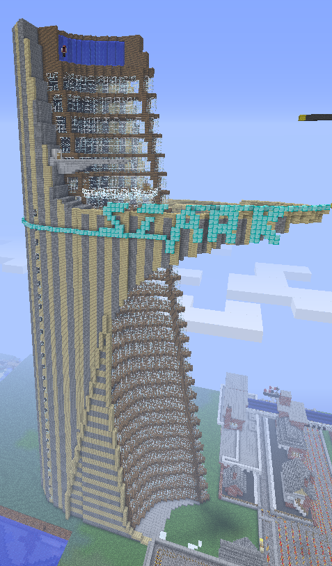 How To Make Stark Tower In Minecraft Minecraft Stark Tower