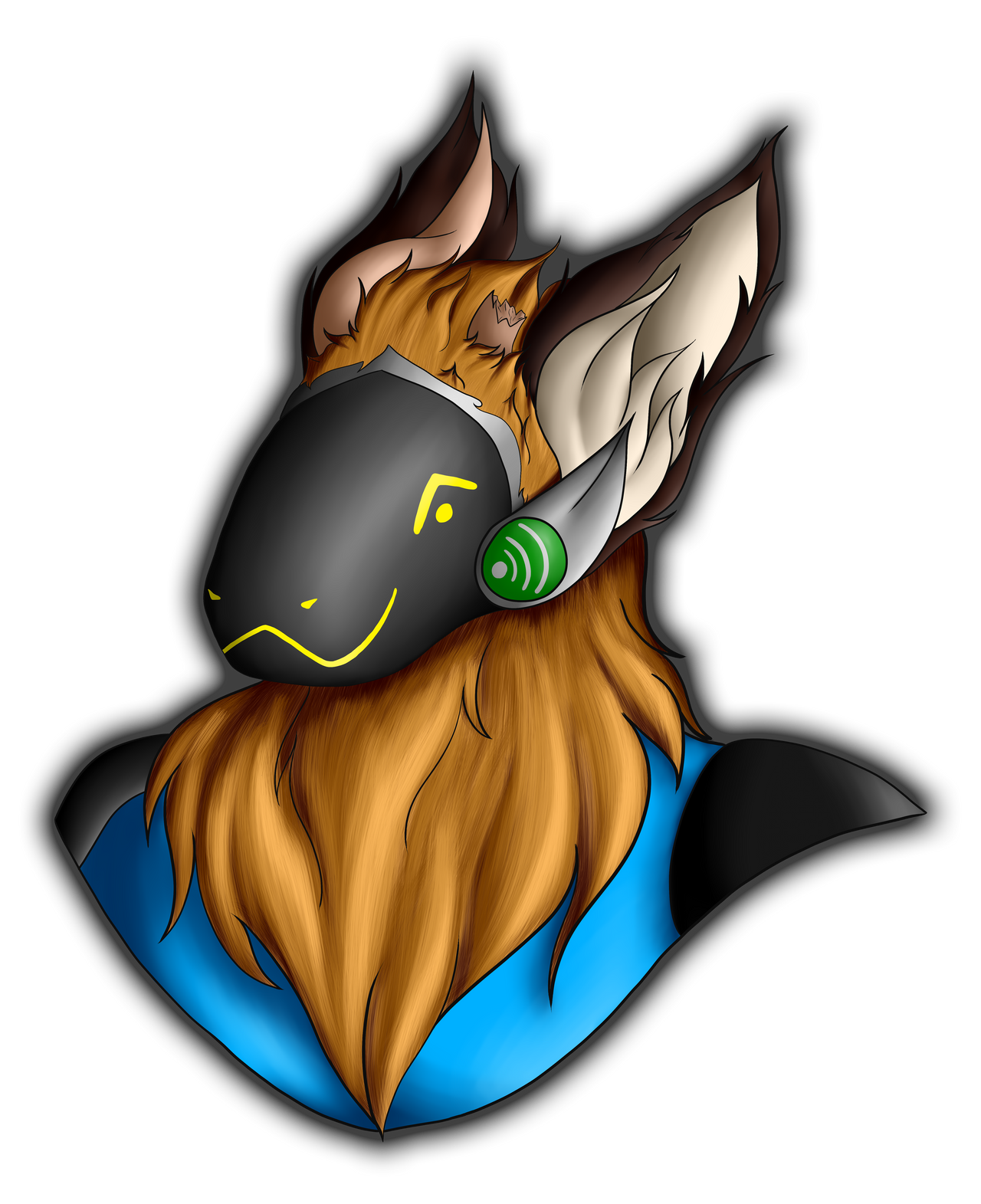 Vibrating Protogen jaz the protogen! by Horse-Hart on DeviantArt