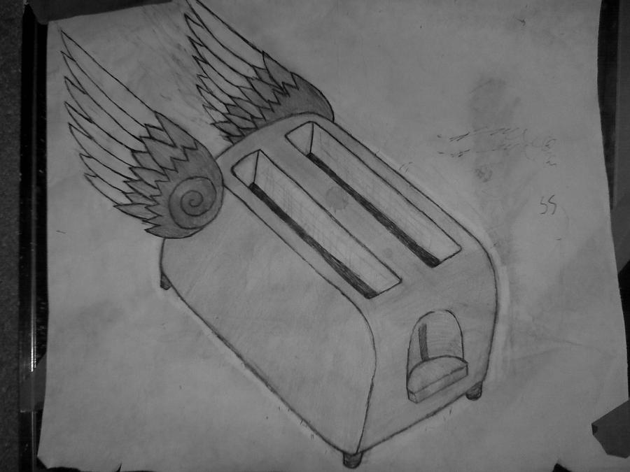 Flying toaster by mybrokenchains on DeviantArt