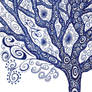 Tree doodle in biro