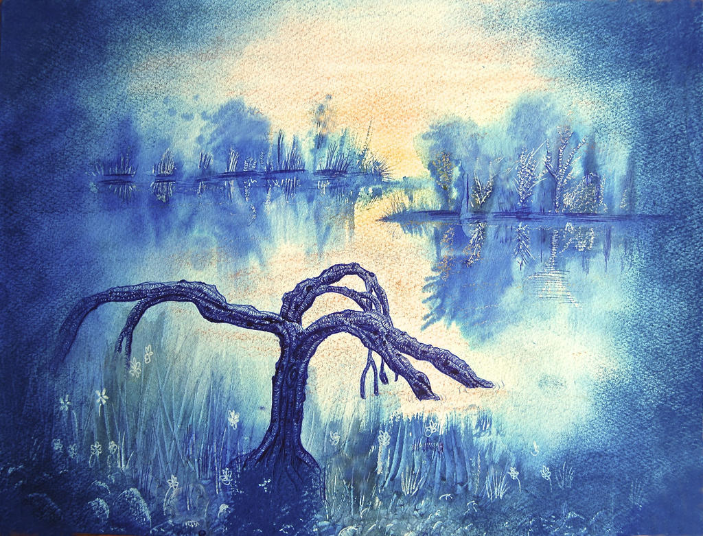 Painting a daydream (Tree landscape)