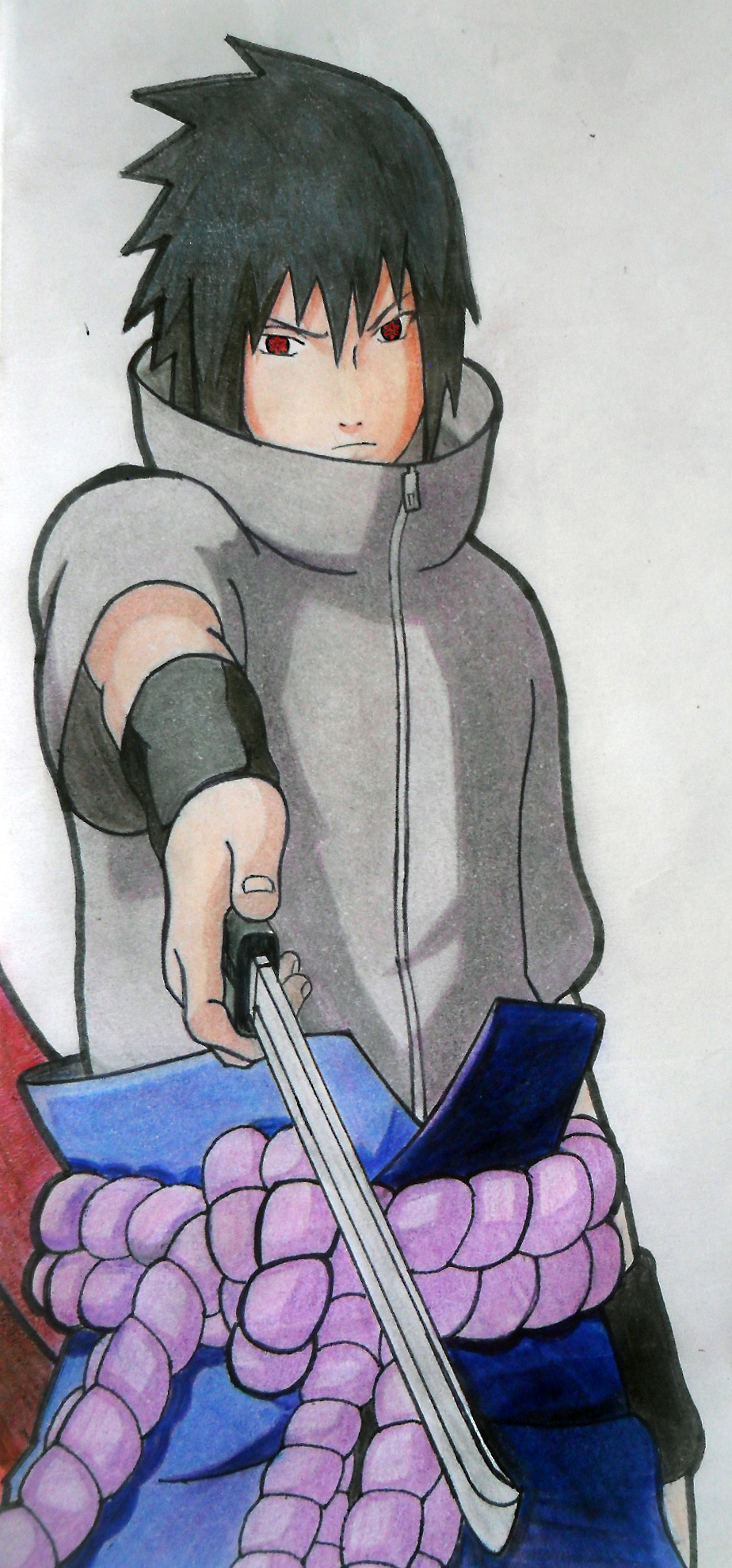 Sasuke Classico Colorido Sharingan By Admulielson- by ADMUlielson on  DeviantArt