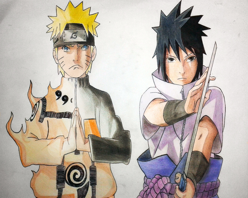 Naruto y Sasuke