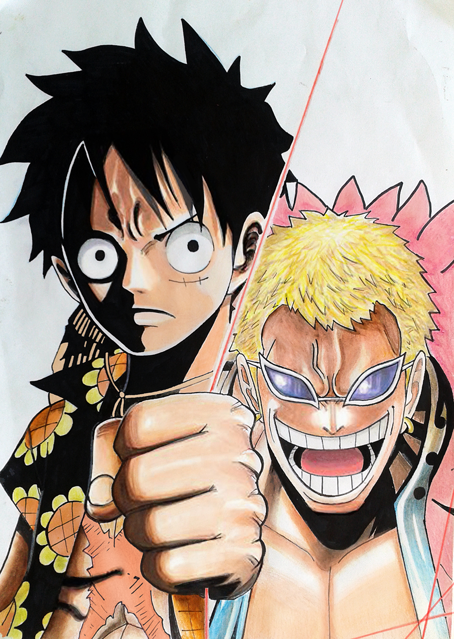 Doflamingo  Anime, One piece, Luffy