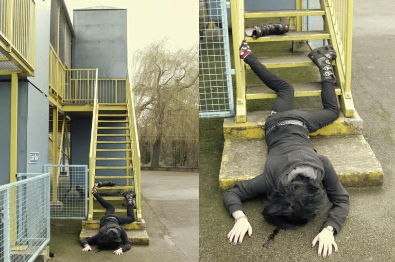 Stair death by DeathGallery on DeviantArt