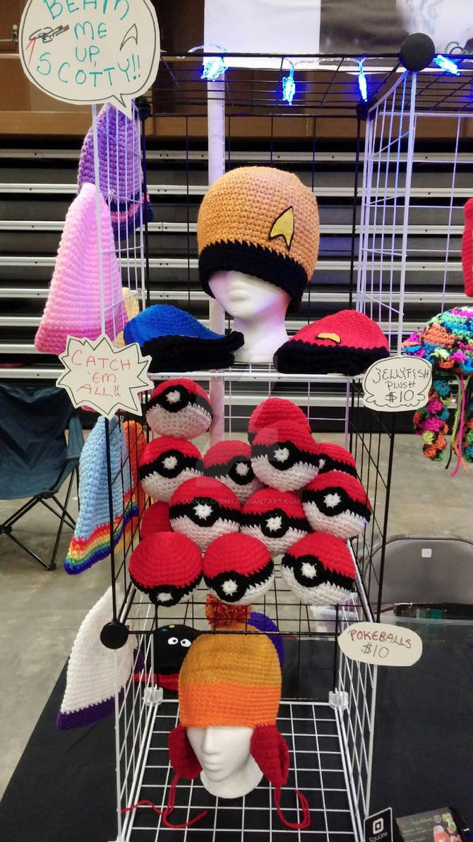 Asheville Regional Anime Con 2015 table2 by YarnAlchemy on DeviantArt