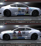 FT Team Natsu Bentley Continental GT3 Itasha_01 by FAT8893