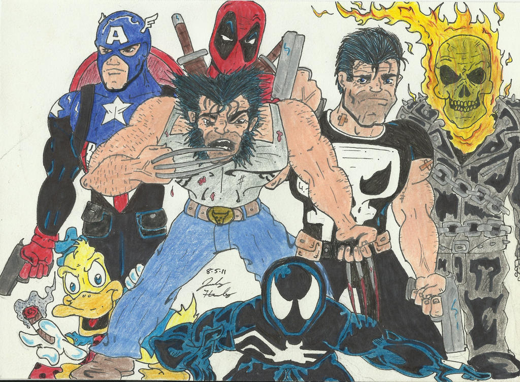 Marvel Textures Deviantart Marvel by JohnnyNecro on DeviantArt
